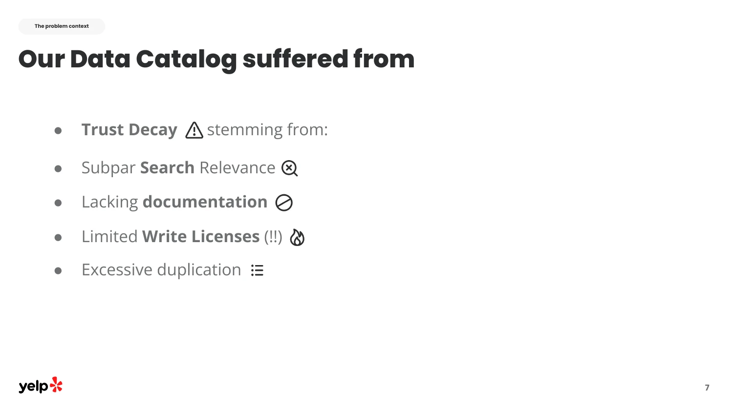 Governing discovery when duplicates and thin docs erode trust